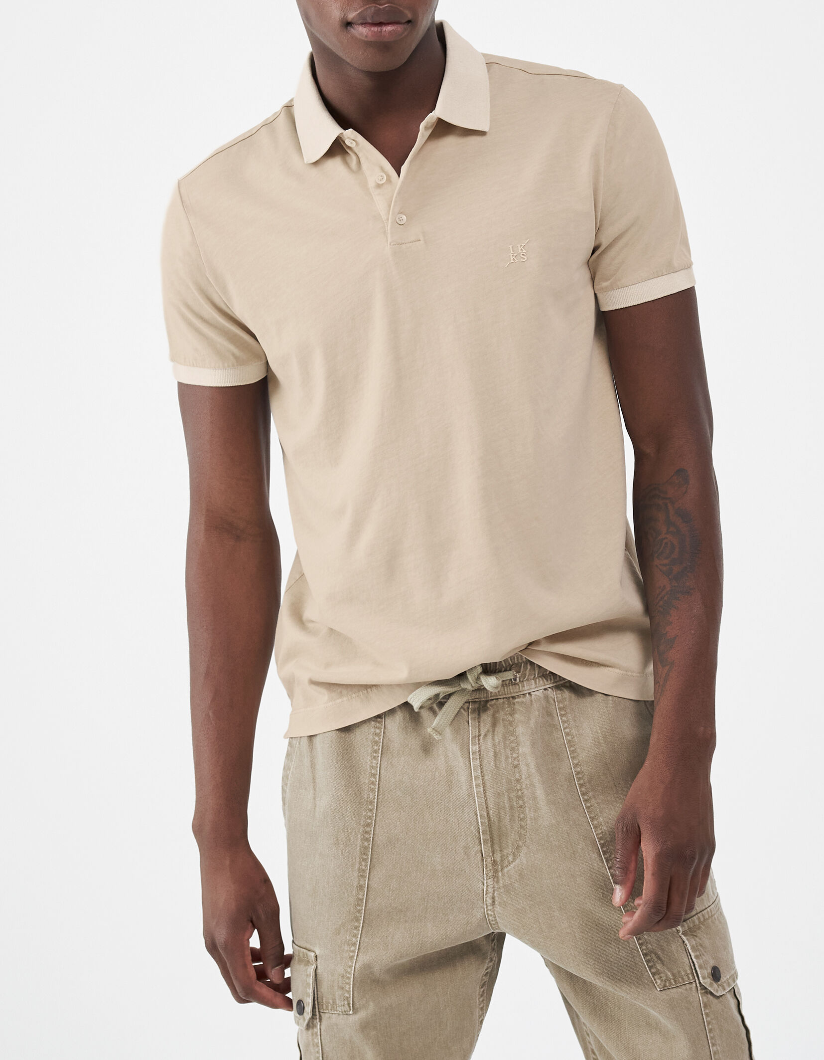 Polo lin homme store