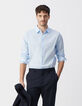Camisa SLIM cielo popelina hombre-2