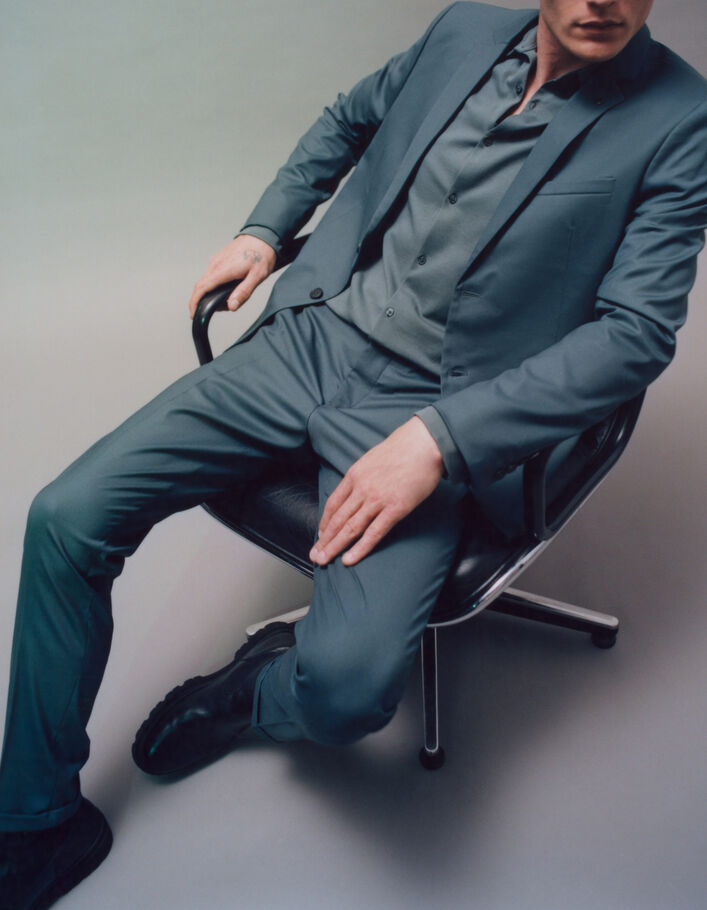 Men’s steel twill TRAVEL SUIT suit jacket-1