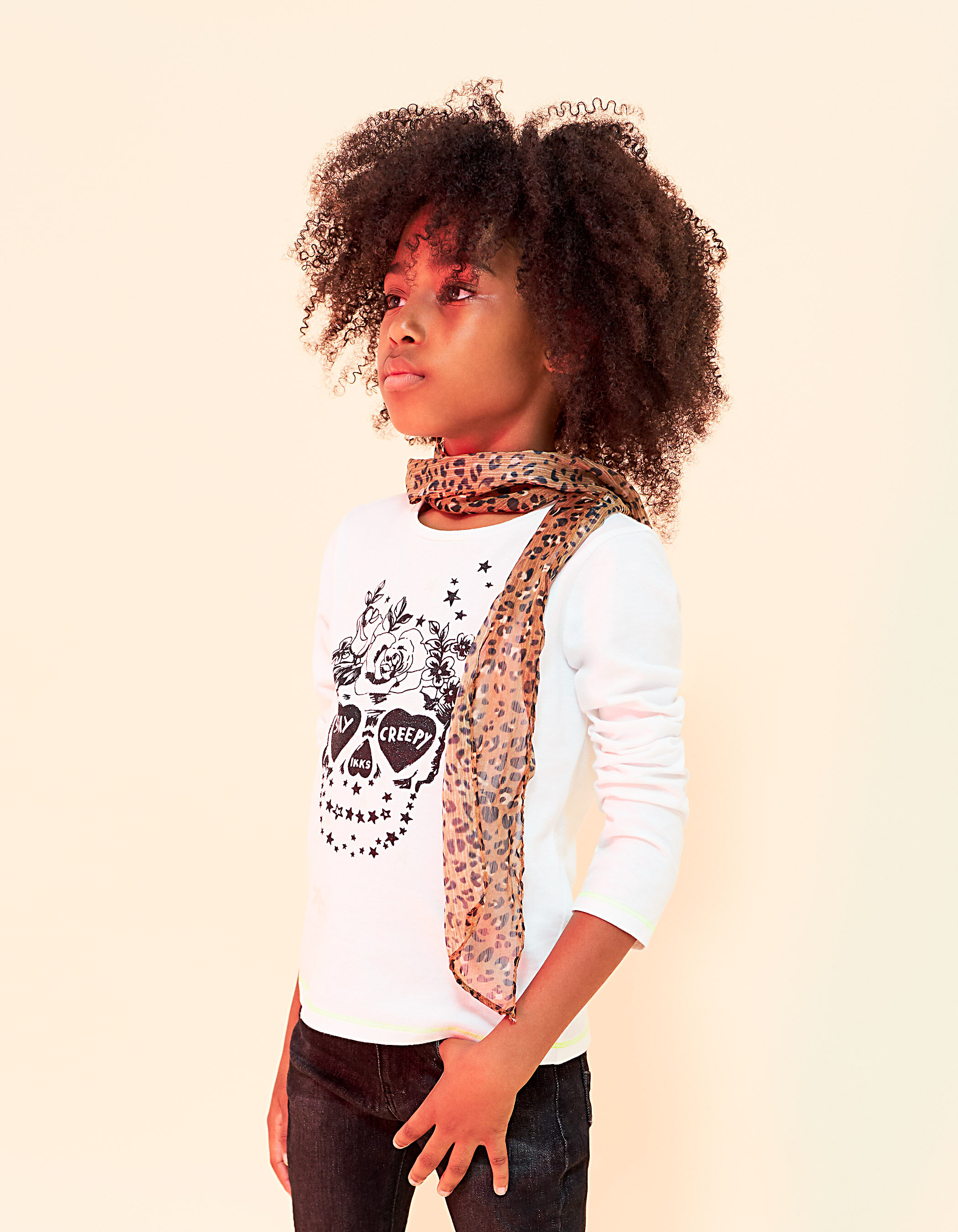 T shirt halloween best sale fille