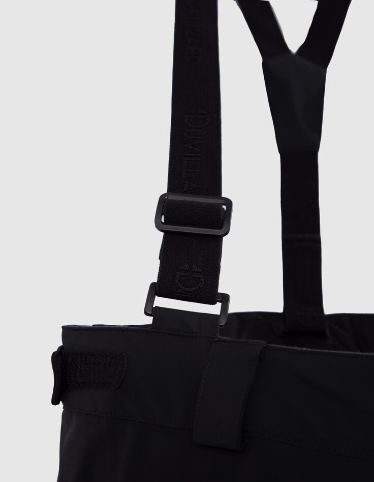 Schwarze Herrenskihose mit Trägern IKKS x DUVILLARD-2 Schwarze Herrenskihose mit Trägern IKKS x DUVILLARD-2
