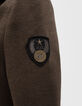 Abrigo líquen punto neopreno insignia army mujer-5