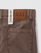 Boys&rsquo; dark khaki combat trousers-7