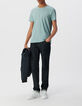 T-shirt L'Essentiel horizon coton bio col rond Homme-1