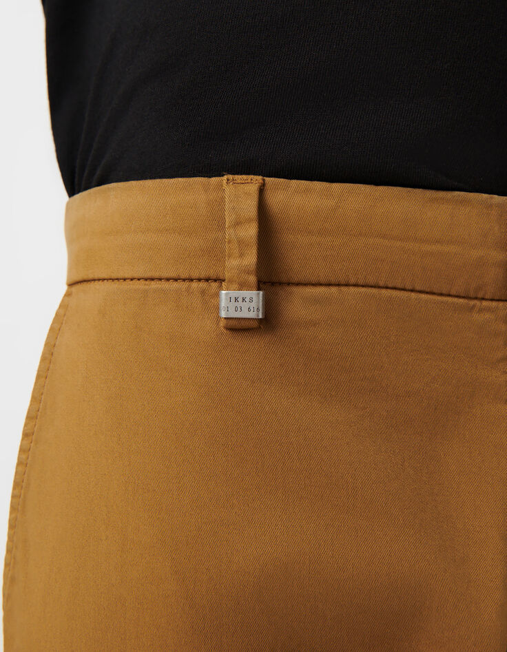 Pantalones CHINOS SLIM azafrán hombre-5