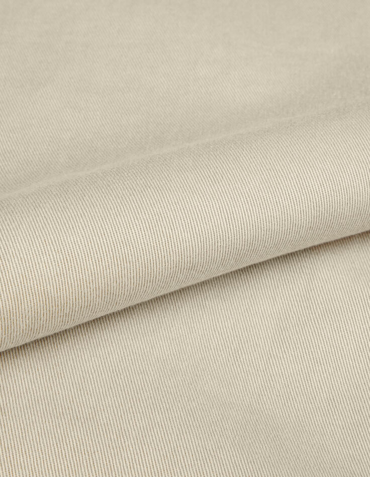 Mujer vaqueros beige de talle alto y pierna ancha-9