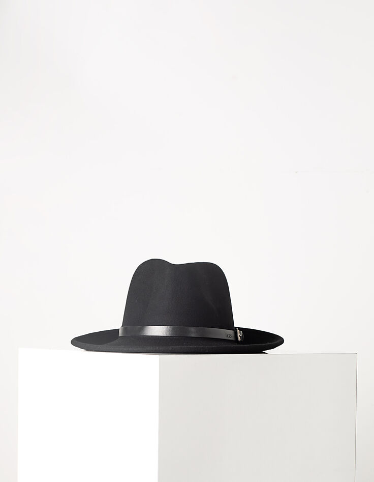 Chapeau noir femme-2