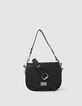 Sac besace The Waiter noir en cuir Femme-1