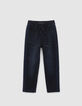 Boys&rsquo; raw JOGGER jeans with side bands-1
