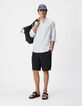 Chemise regular ciel voile de coton bio Homme-2
