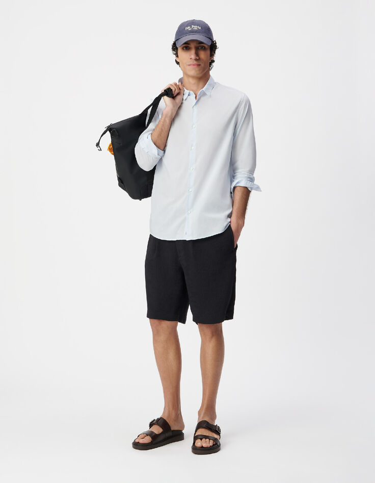 Chemise regular ciel voile de coton bio Homme-2