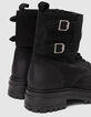 Ranger Botas de piel nobuk negro Línea 111 Mujer-5