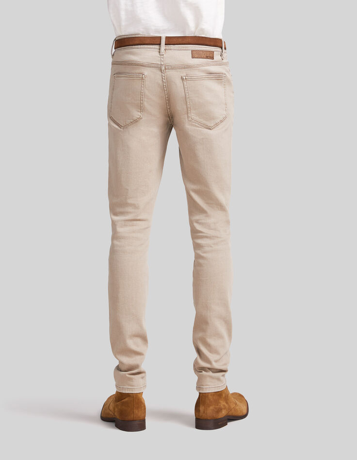 Vaqueros SLIM beige WATERLESS Damian hombre-3