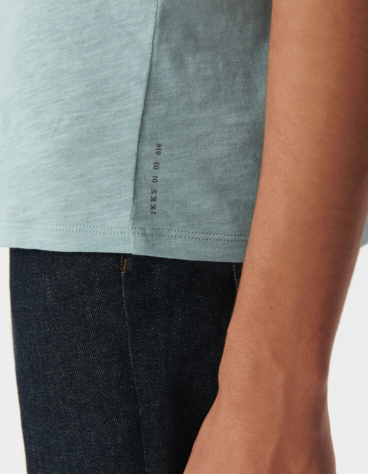T-shirt L'Essentiel horizon coton bio col rond Homme-5