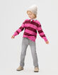 Boys’ grey SLIM jeans with woven belt-4