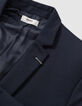 Veste de costume SLIM marine maille Milano Homme-7