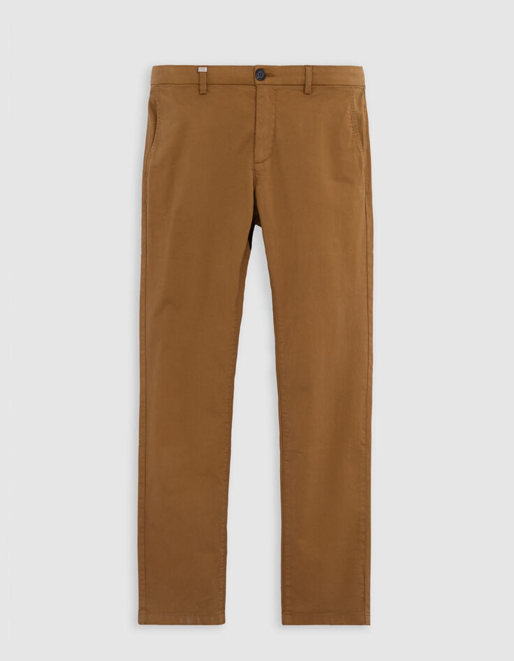 Pantalones CHINOS SLIM azafrán hombre-6