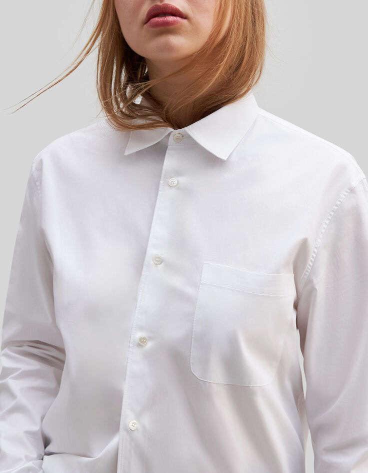 Gender Free – Weiße Unisex-Bluse aus Biobaumwolle-4