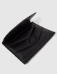 Tarjetero THE 1 TIMELESS negro meduim pocket mujer-6