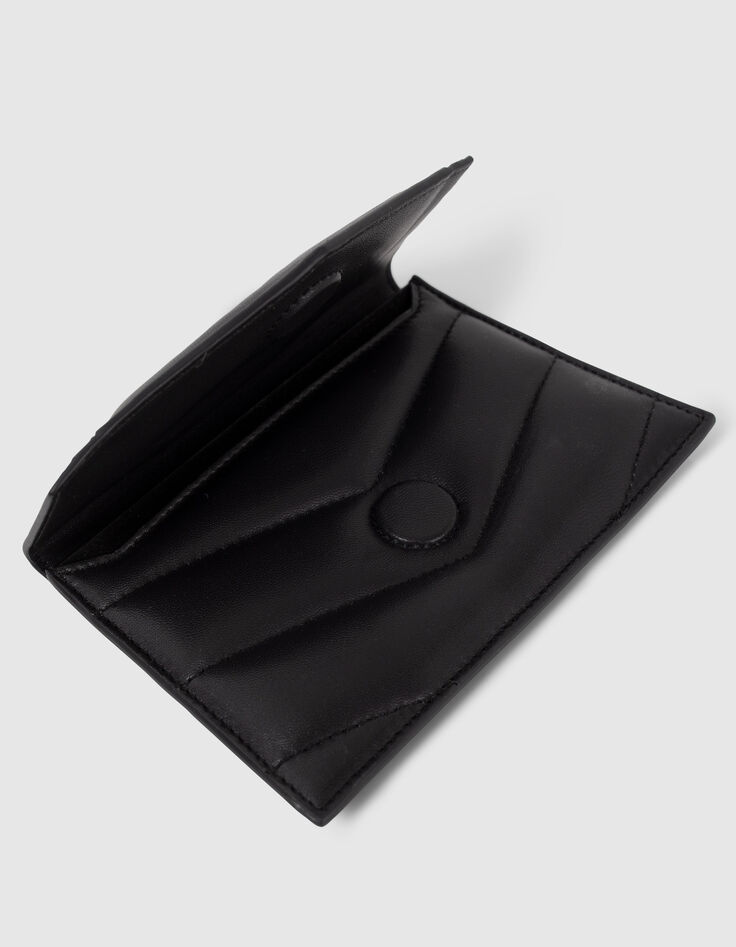 Tarjetero THE 1 TIMELESS negro meduim pocket mujer-6