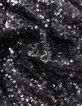 Women's black sequin-embroidered wrap dress-7