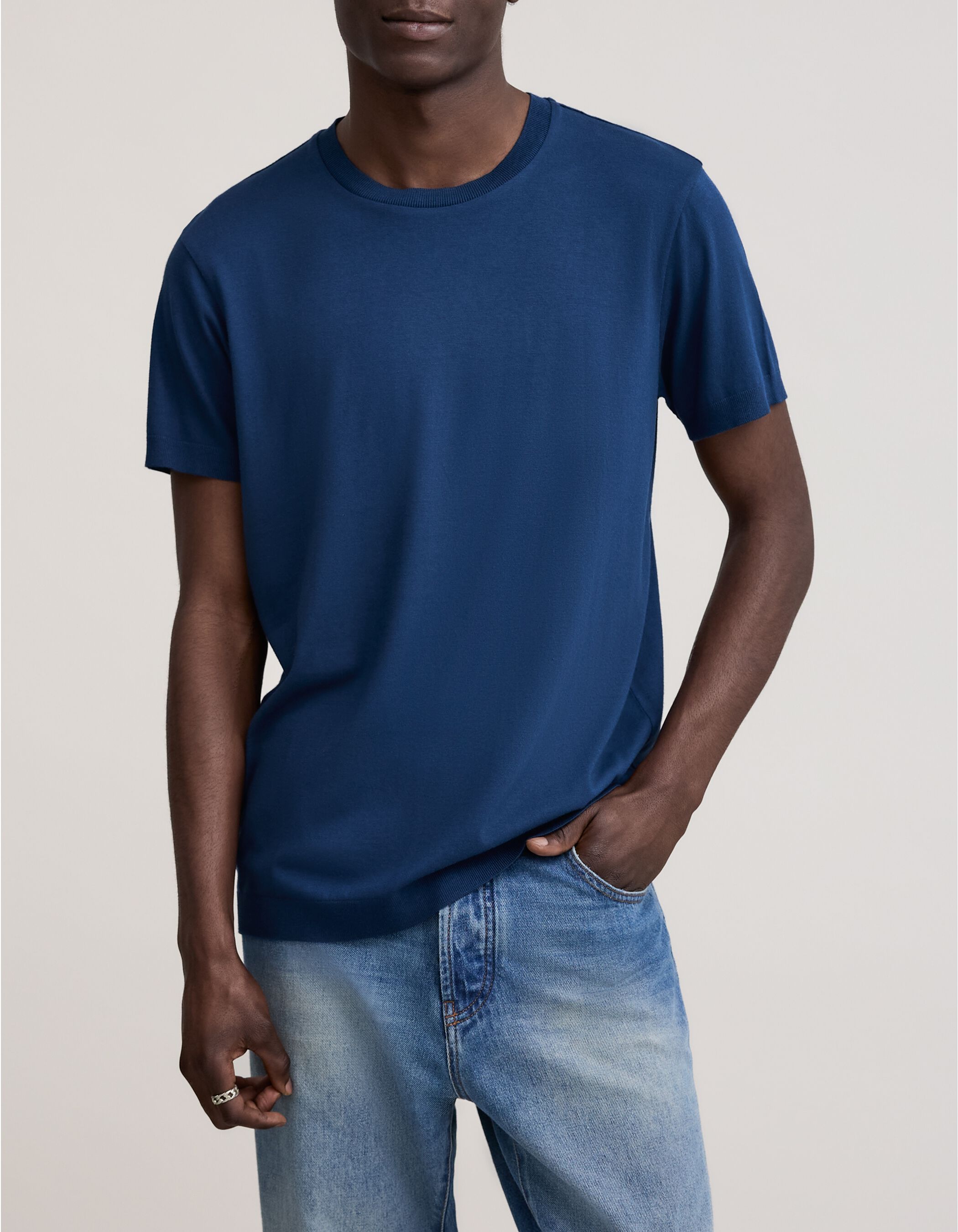 新作salsation Tシャツ With split M Light blue 新作salsation Tシャツ With split M Light blue salsation T