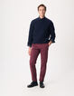 Pantalon chino slim prune Homme-1