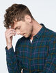 Men’s REGULAR navy check shirt-5