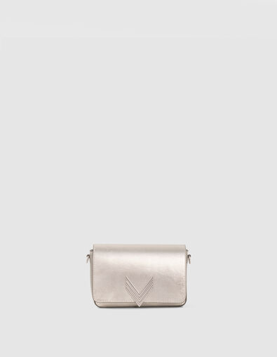 De tas 111 in Silver leer Dames - IKKS