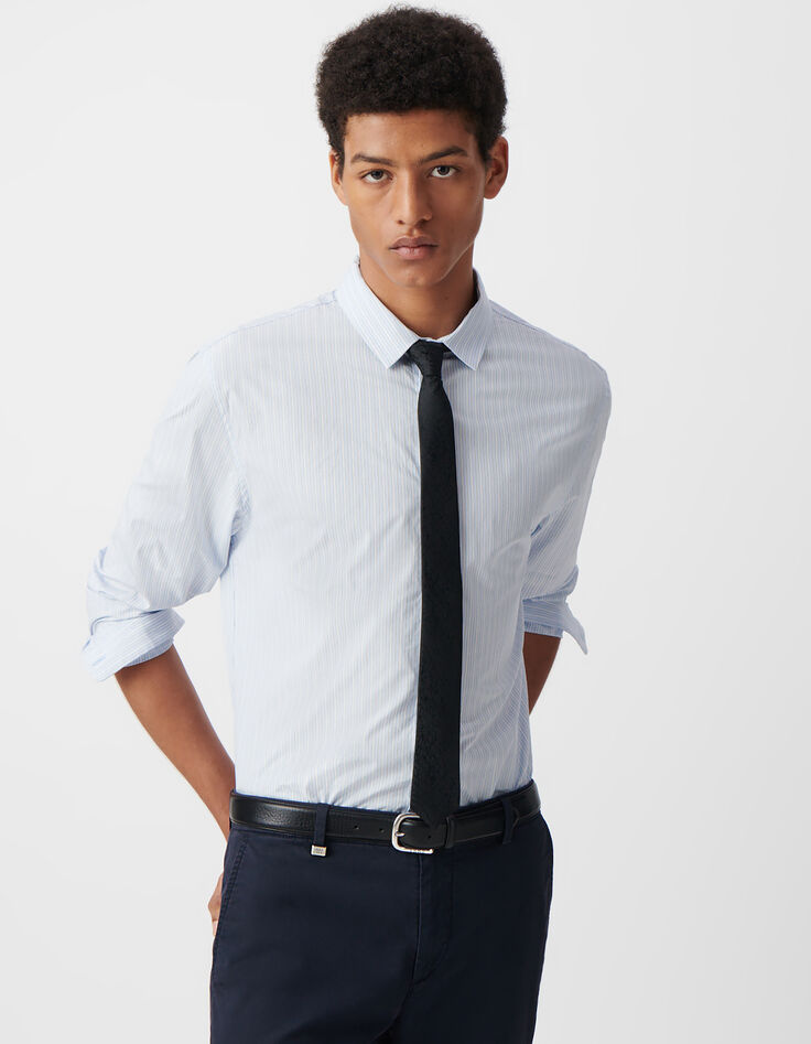Camisa REGULAR cielo algodón rayas hombre-3