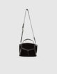 Sac The Driver Rock en mix cuir noir femme-1