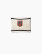 Snood blanc cassé fourré doupionné à patch garçon-2