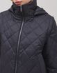 Gewatteerd zwart PUFFERJAS voor dames-4