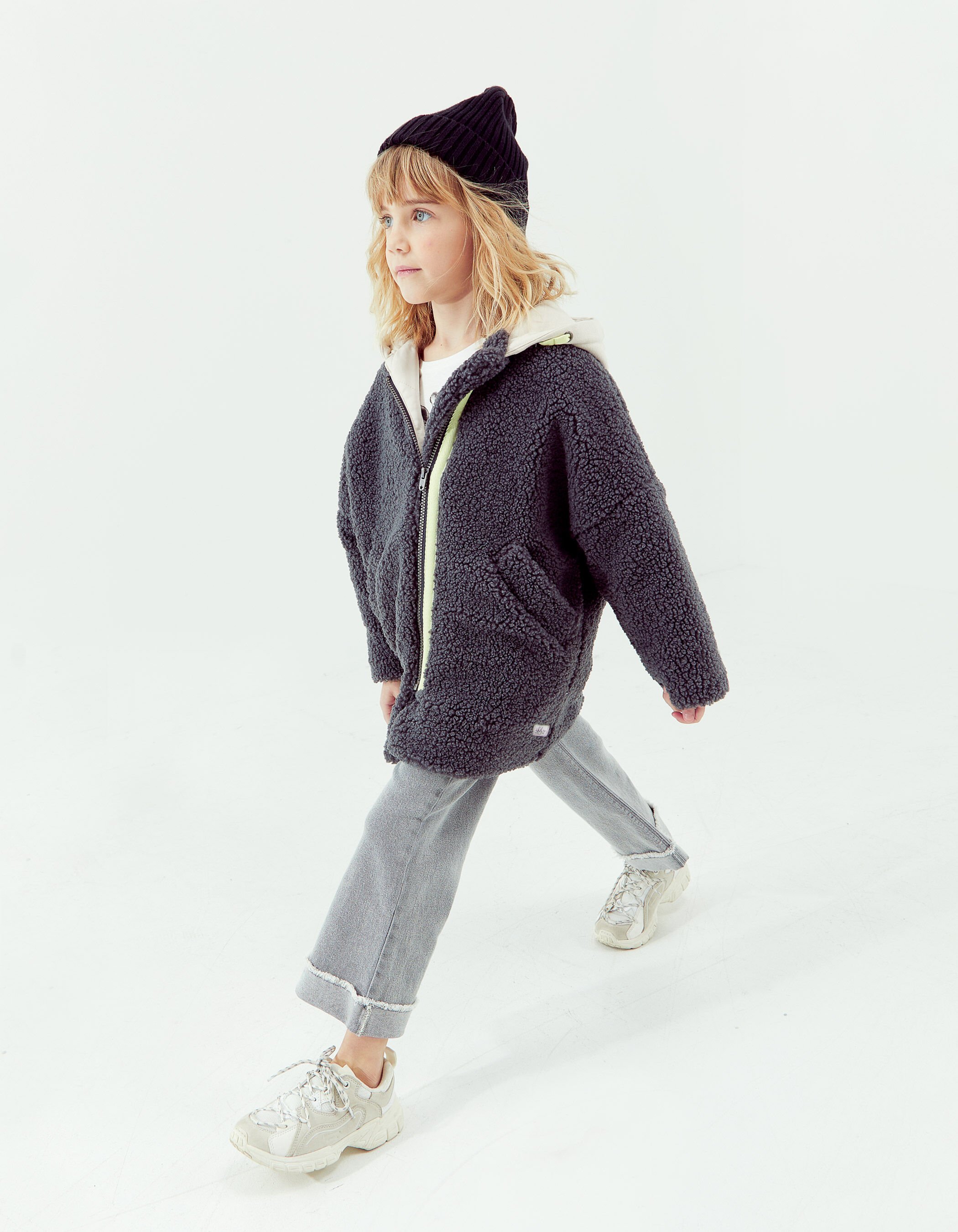 Manteau sherpa fille new arrivals