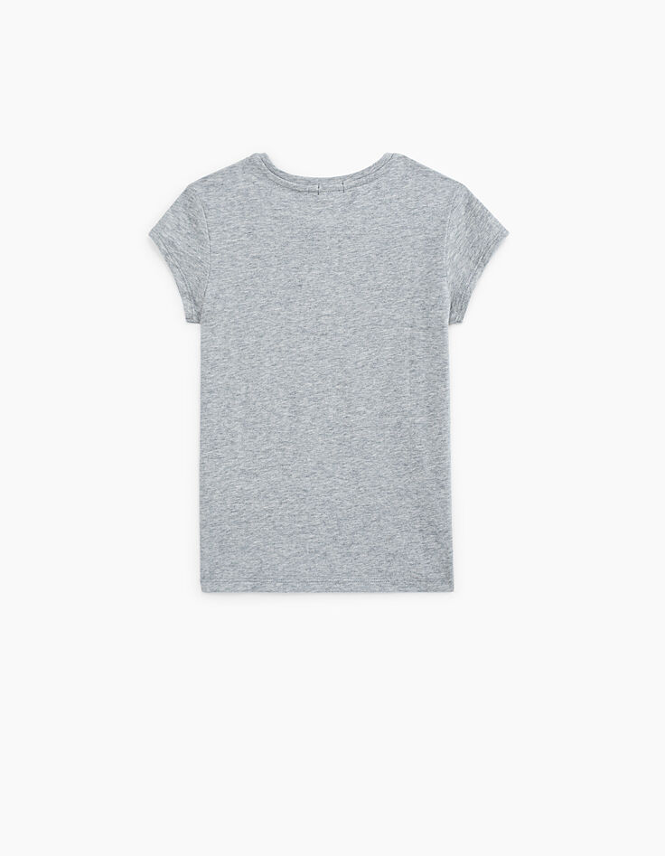 Graues Mädchen-T-Shirt Wonder Woman mit Comicmotiv-4