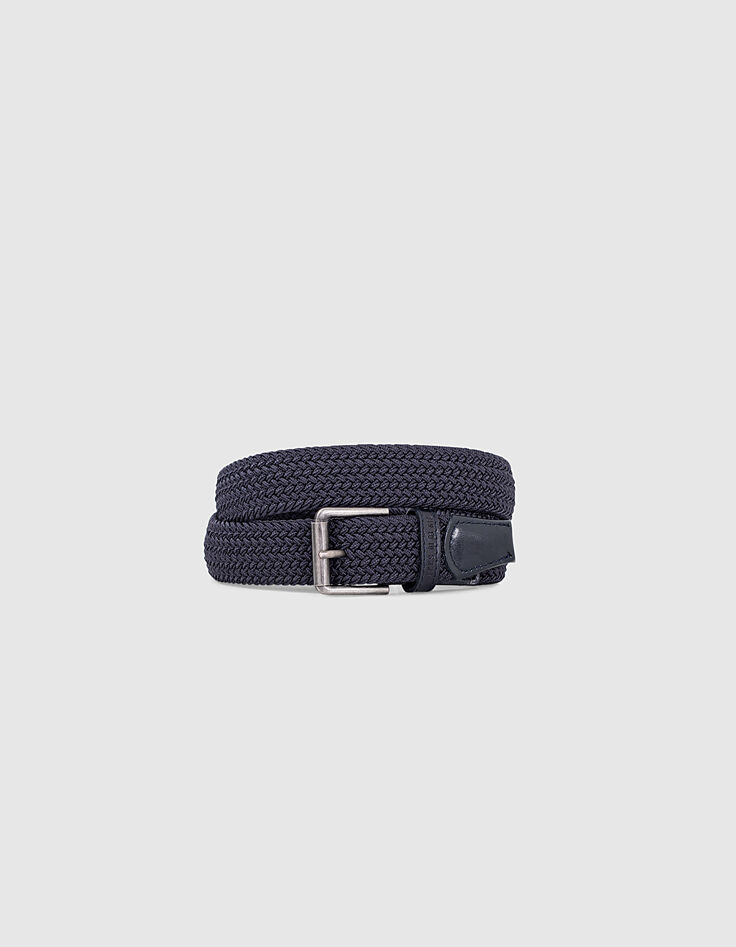 Ceinture marine tressée Homme-1