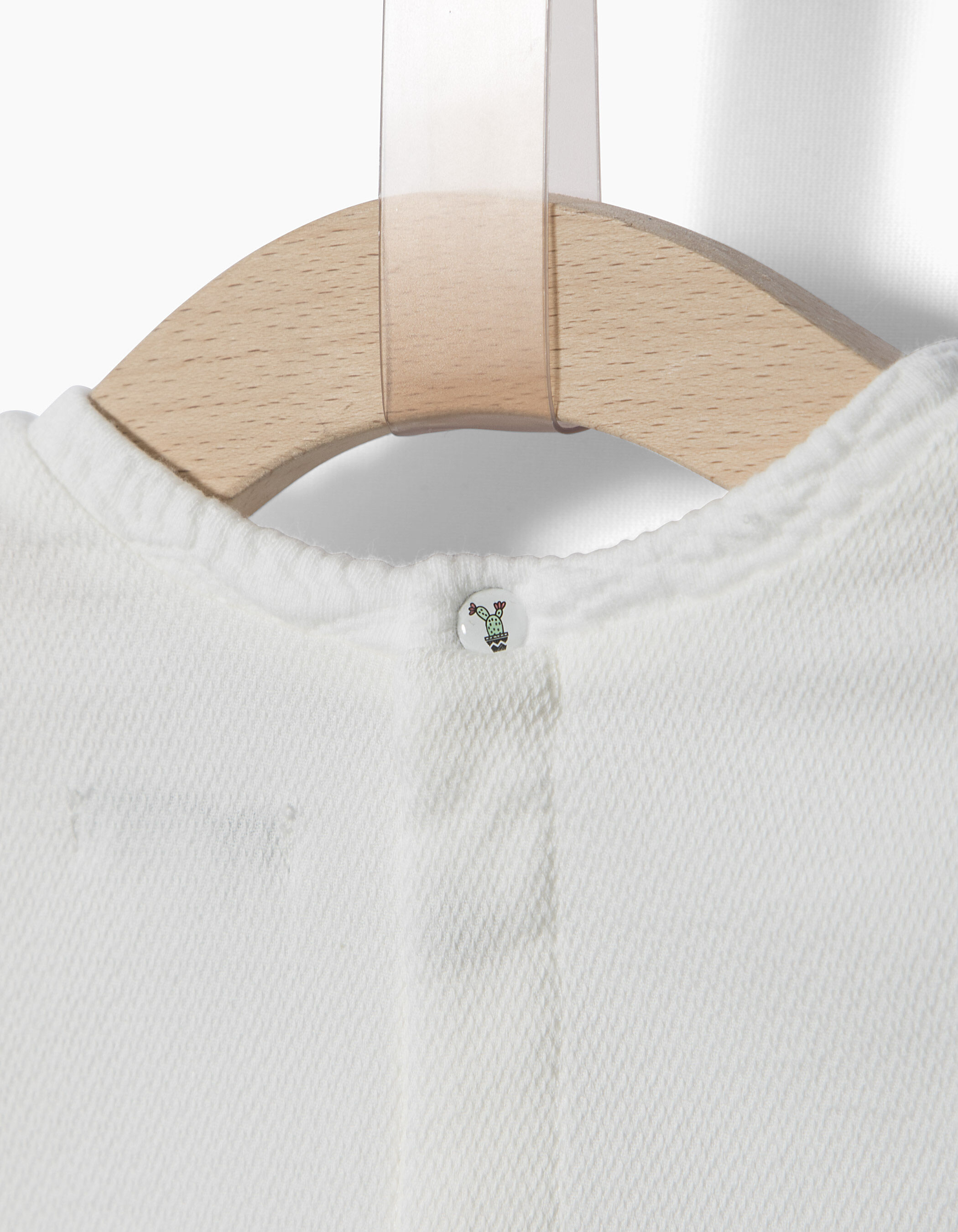 Sudadera blanca bebe nina IKKS