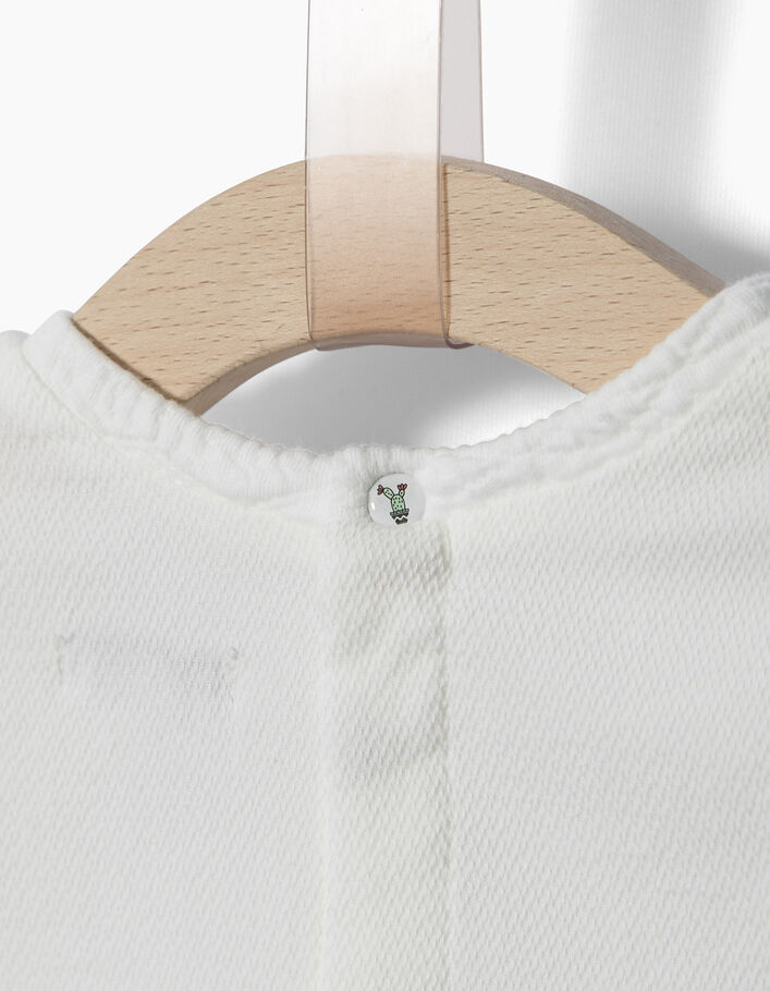 Witte sweater voor babymeisjes - IKKS