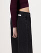 Jean large noir fille-3