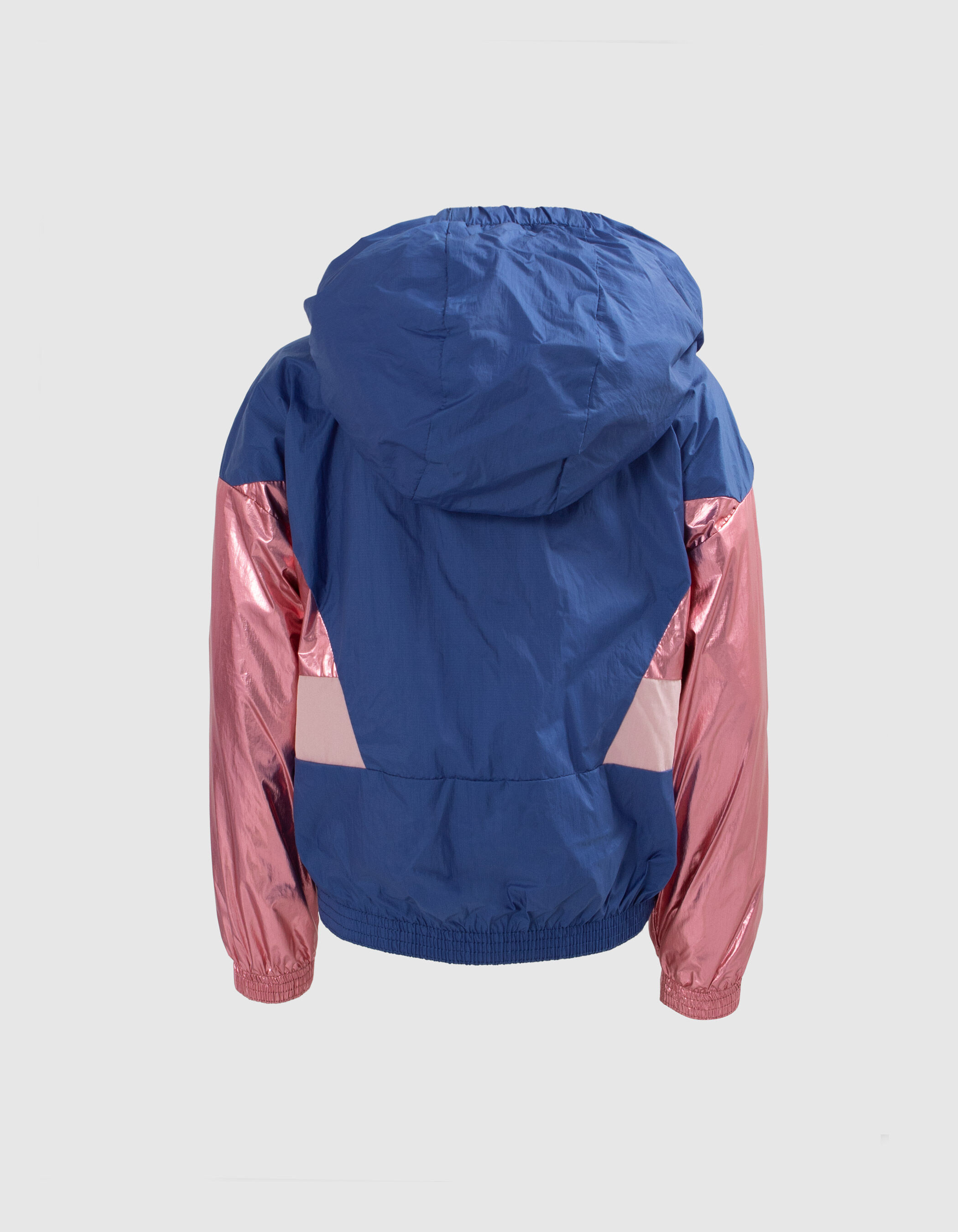 Girls pink colourblock style windcheater IKKS