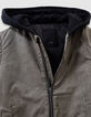 Blouson blomber kaki capuche amovible garçon-2