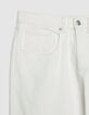 Jean droit blanc 7/8e Anders Femme-7