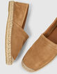 Beige Herren-Espadrilles aus Veloursleder-3