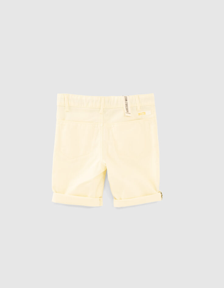 Boys' lemon Bermudas -3