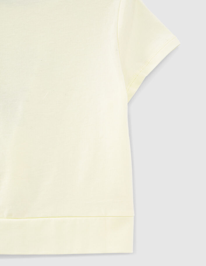 Lemon Mädchen-T-Shirt mit fixer Schleife - IKKS