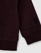 Cardigan dark purple capuche-masque IKKS HERO garçon-4