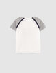 Girls’ off-white embroidered cat organic cotton T-shirt-3