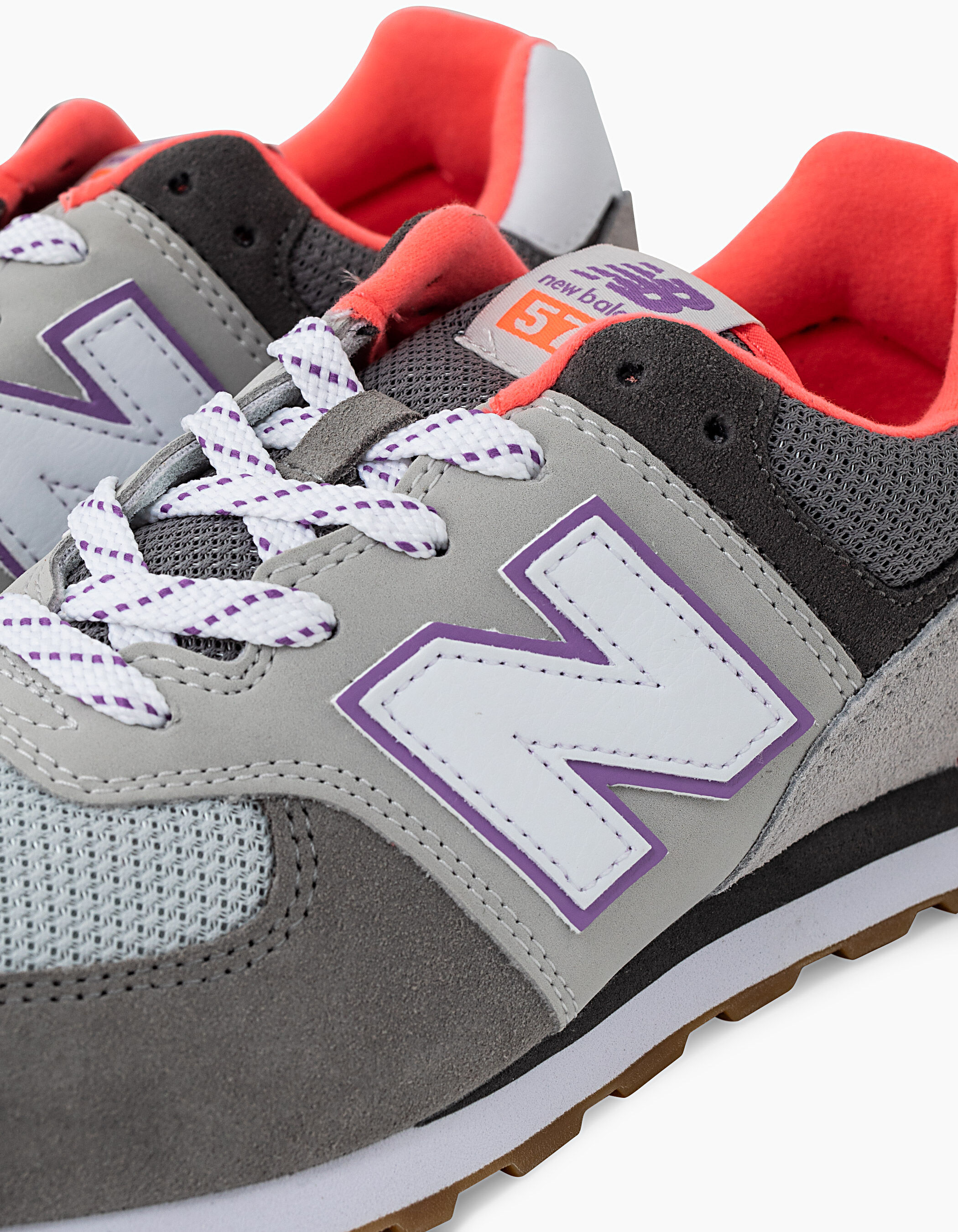 Girls grey NEW BALANCE trainers