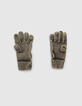 Bronzen handschoenen ribtricot washed effect jongens -3