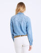 Camisa denim azul remaches estrellas joya mujer-3